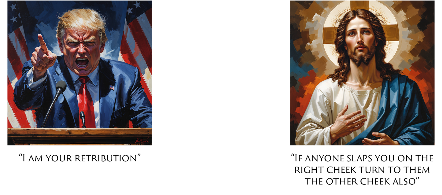 I Am Your Retribution / Turn the Other Cheek 15oz Mug