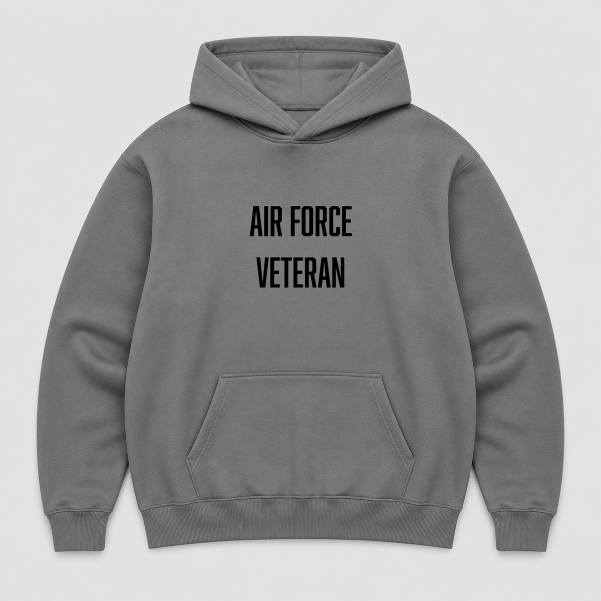 Air Force Veteran Hoodie in Gray