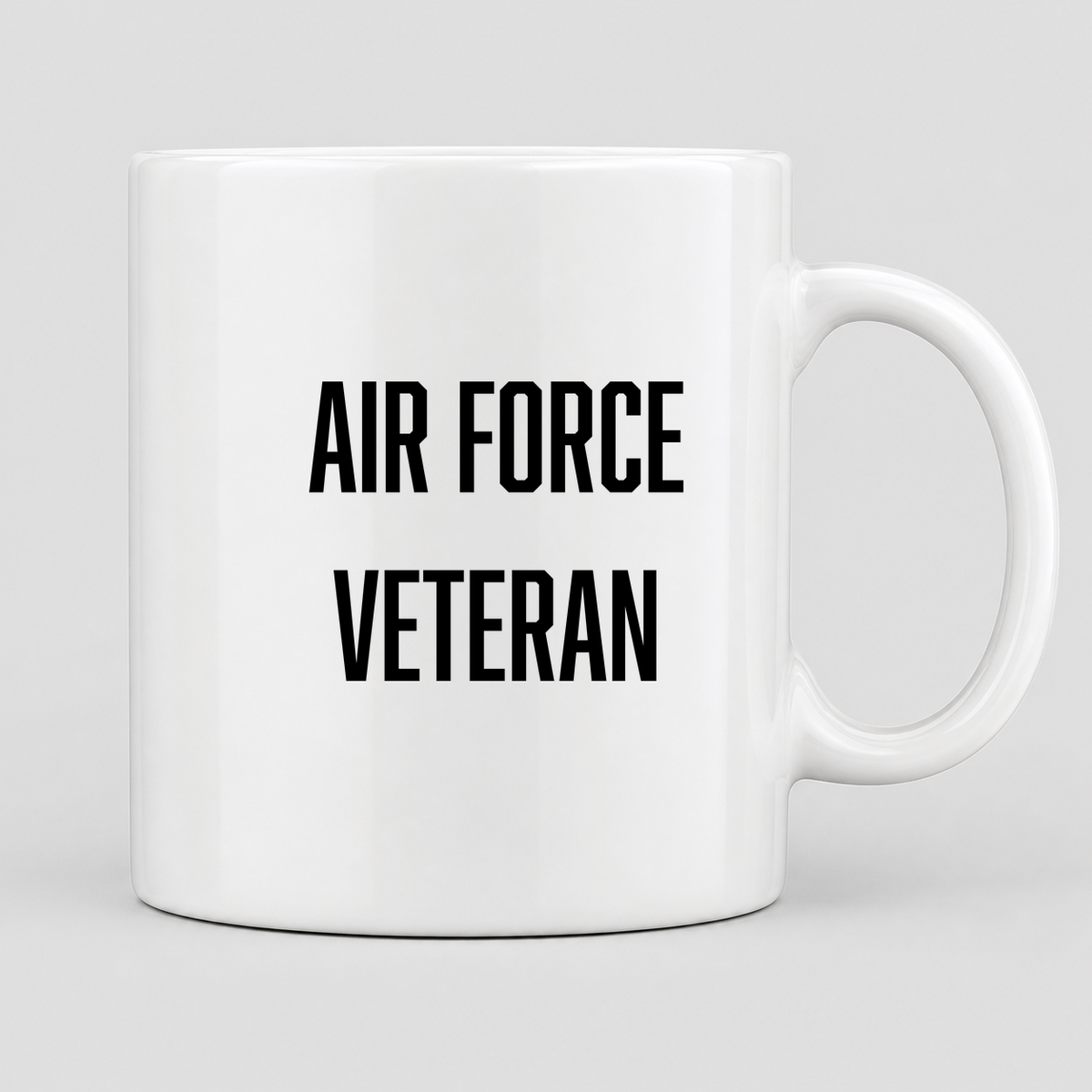 Air Force Veteran Mug in White