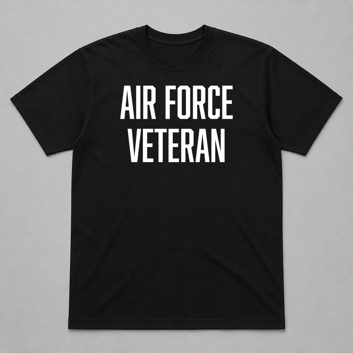 Air Force Veteran T-Shirt in Black