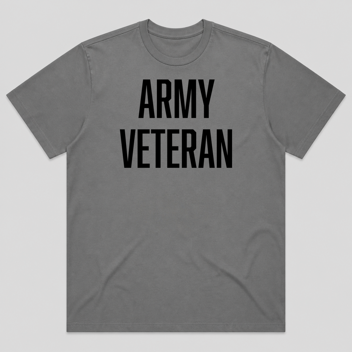 Army Veteran T-Shirt in Gray